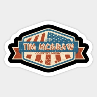 The Tim McGraw vintage Sticker